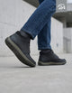 Botines 24 Flex Casual Hombre Cuero Arno Negro