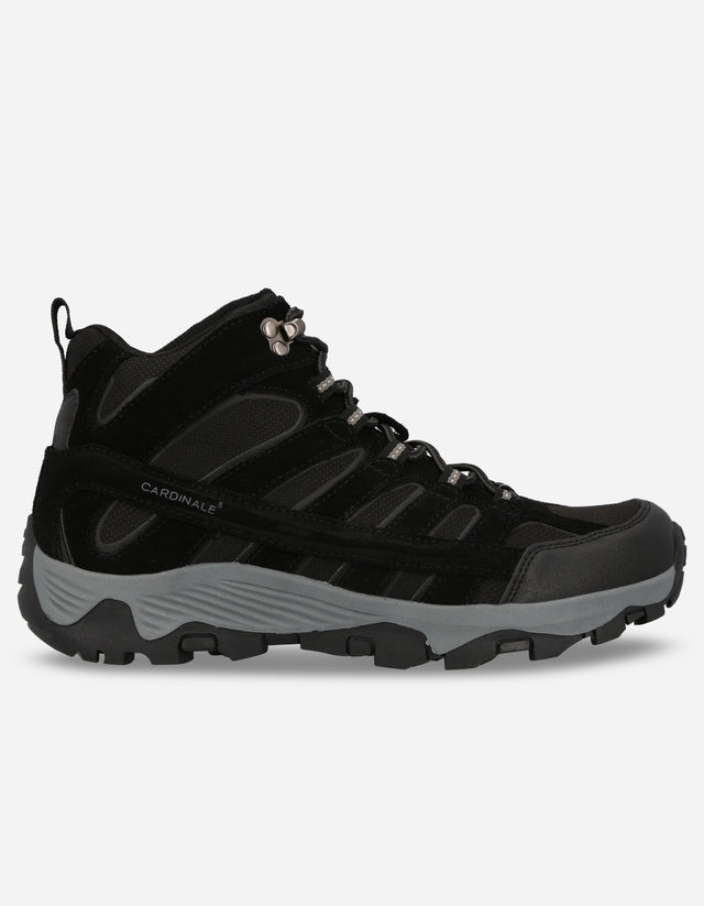 Botines Outdoor Hombre Cuero Bains Negro