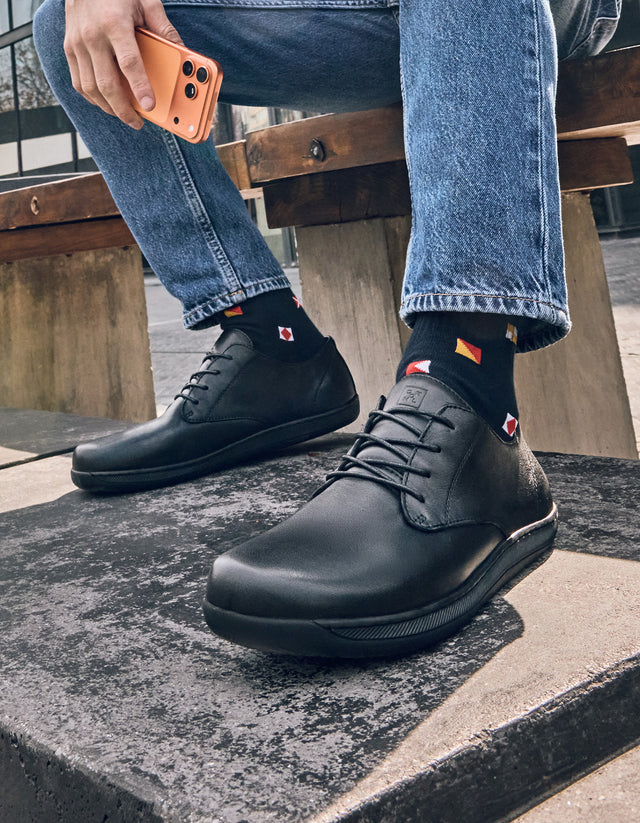 Zapatos Barefoot Formal Hombre Bare Urban Negro
