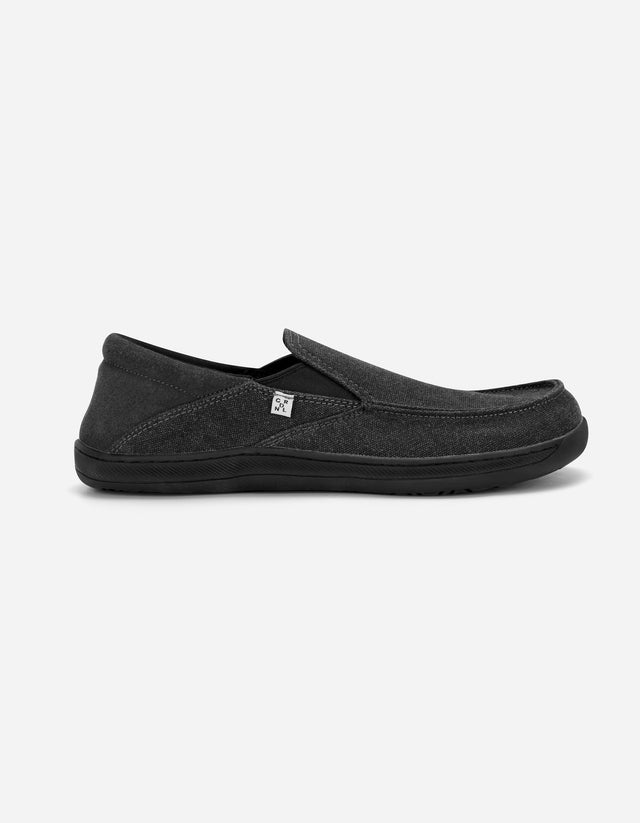 Zapatos Barefoot Slip-On Hombre Textil Bare Sand Negro