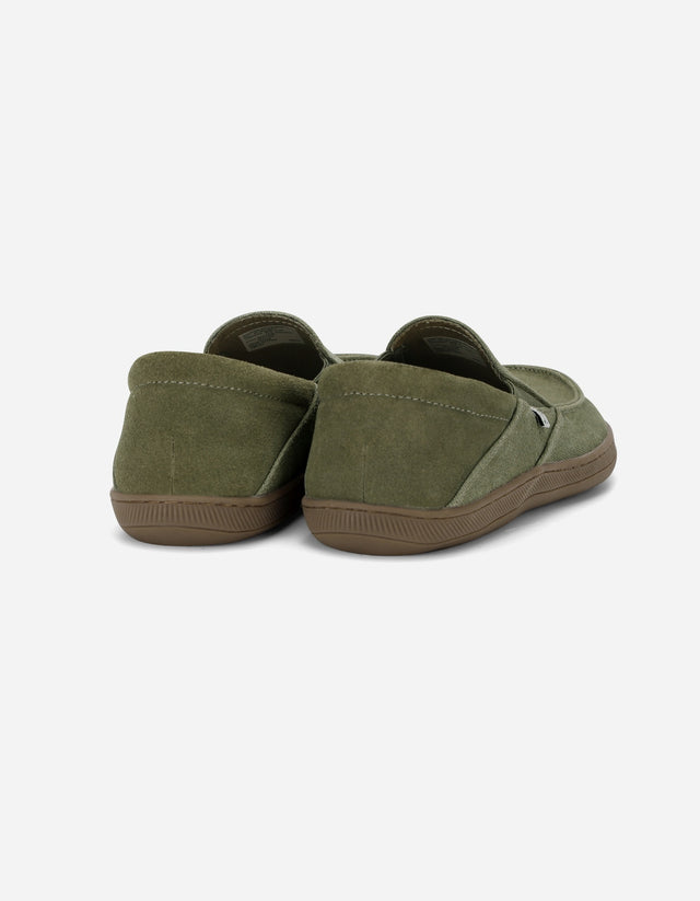 Zapatos Barefoot Slip-On Hombre Textil Bare Sand Verde