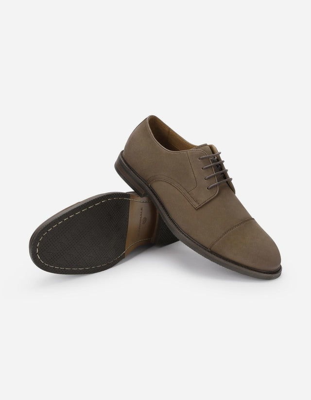 Zapatos Hombre Cuero Barker-0-33 Café