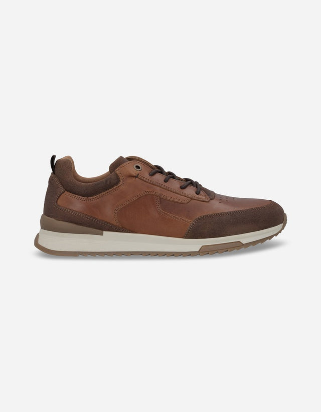 Zapatillas Hombre Cuero Ben-0-36 Brandy