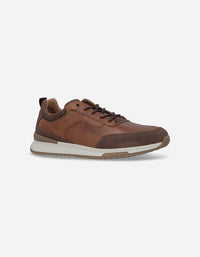 Zapatillas Hombre Cuero Ben-0-36 Brandy