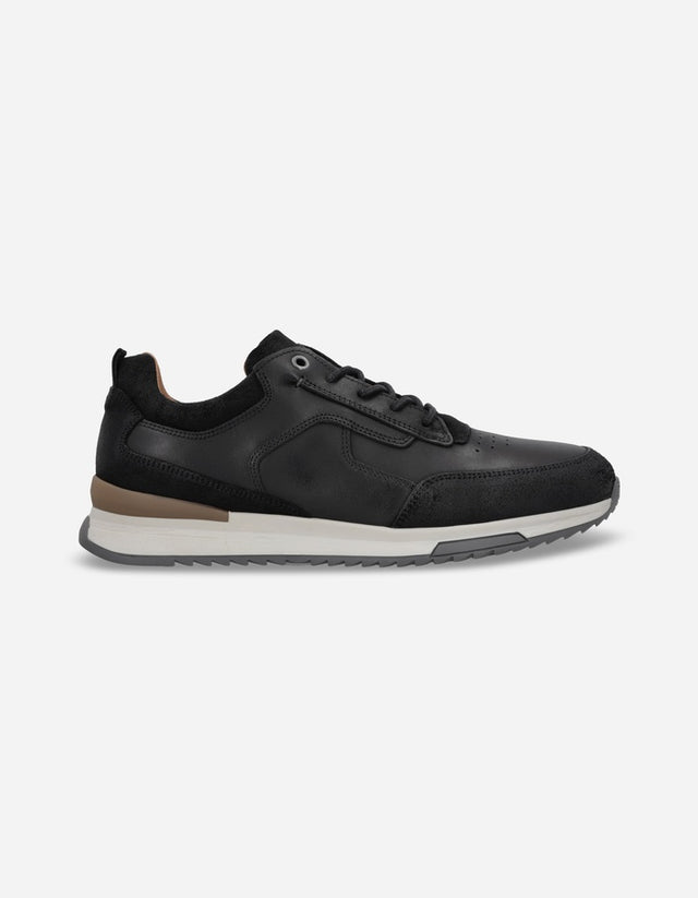 Zapatillas Hombre Cuero Ben-0-36 Negro