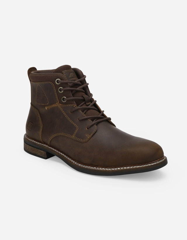 Botines Hombre Cuero Bickerton-6-01 Café