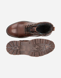 Bullboxer Botines Hombre Cuero Biggar-6-21 Brandy