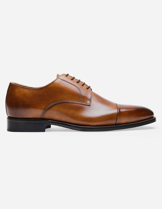 Zapatos Hombre Formales Suela Cuero Magno Bigli-0-01 Brandy