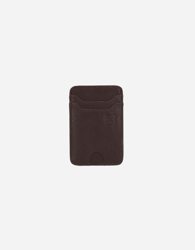 Billetera Tarjetero Hombre Cuero Café Billet-Tar1