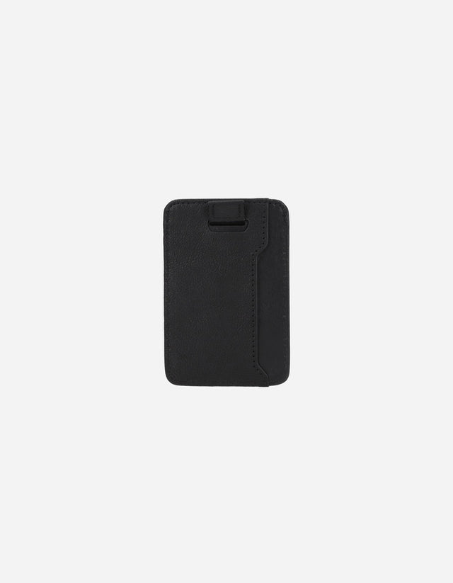 Billetera Tarjetero Hombre Cuero Negro Billet-Tar1