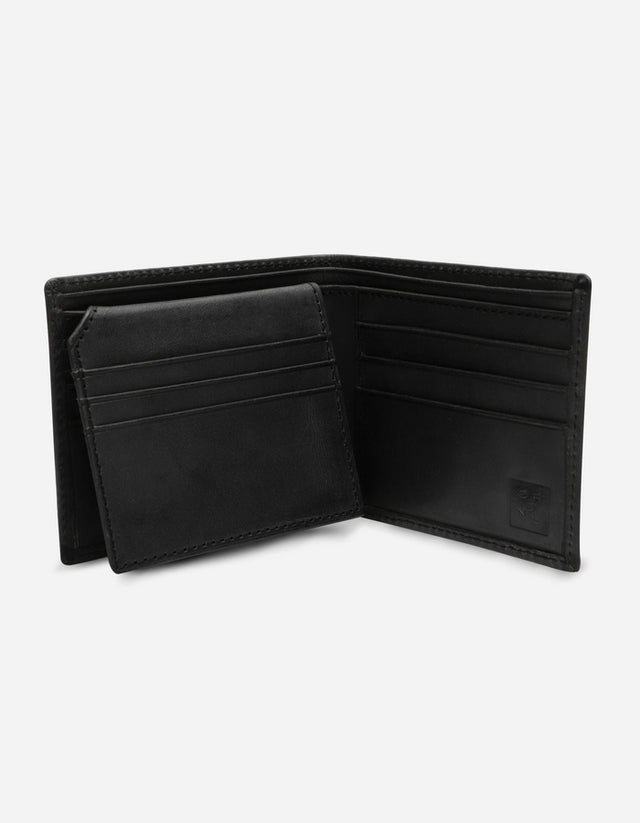 Billetera Cuero Vo01 Negro