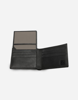 Billetera Cuero Vo01 Negro