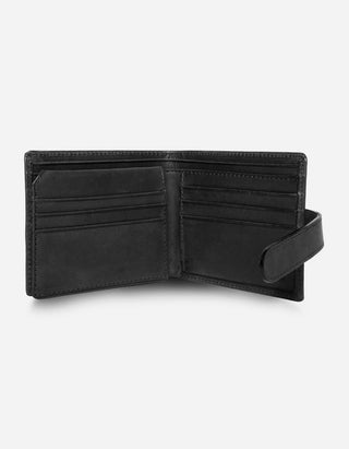 Billetera Cuero Vo02 Negro