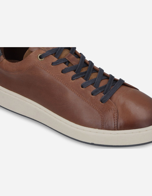 Zapatillas Urbanas Hombre Cuero Bisley-0-07 Brandy