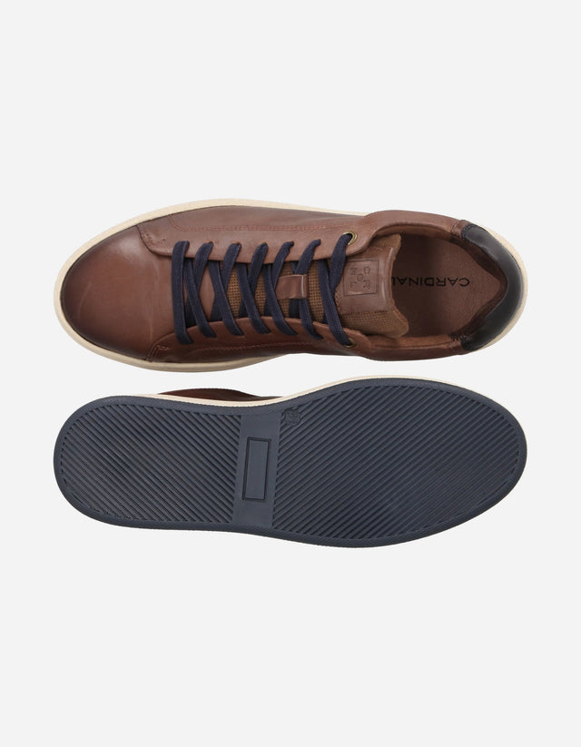 Zapatillas Urbanas Hombre Cuero Bisley-0-07 Brandy