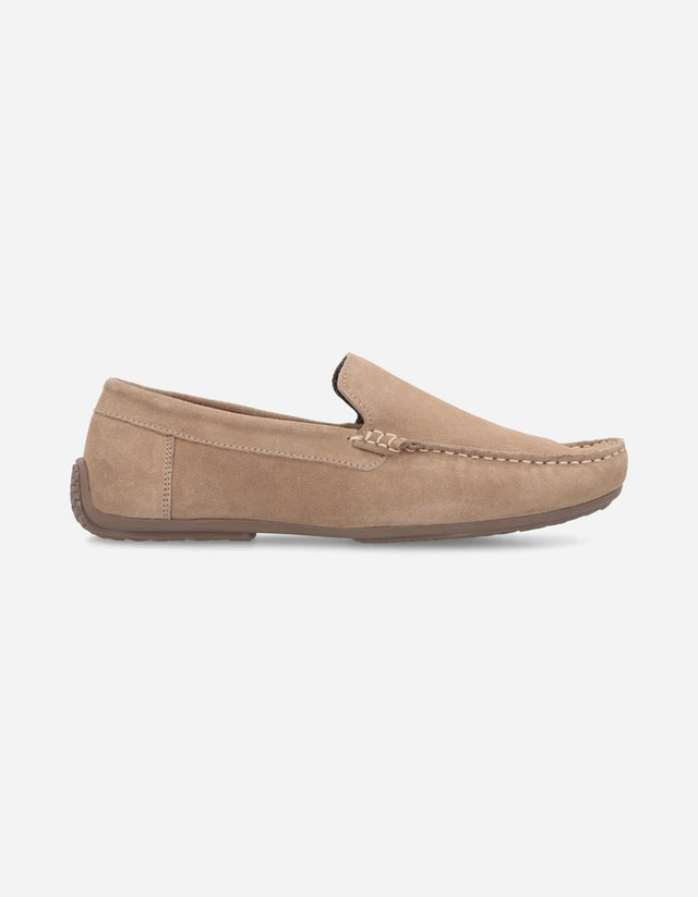 Mocasines Hombre Cuero Blanes-4-85 Café