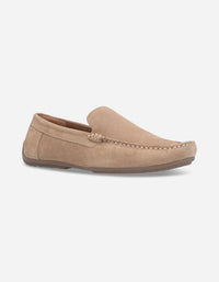 Mocasines Hombre Cuero Blanes-4-85 Café