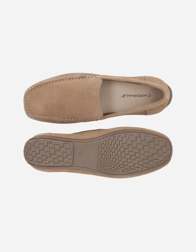 Mocasines Hombre Cuero Blanes-4-85 Café