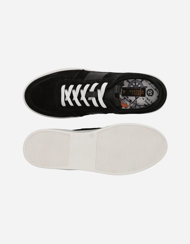 Zapatillas Urbanas Hombre Cuero Bloomsbury Negro Bullboxer