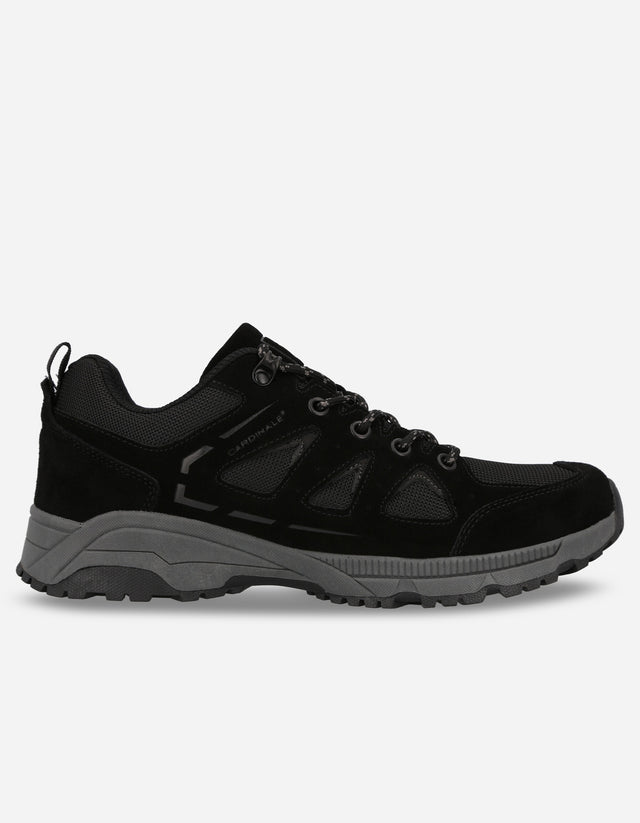 Zapatilla Outdoor Hombre Cuero Bourg Negro
