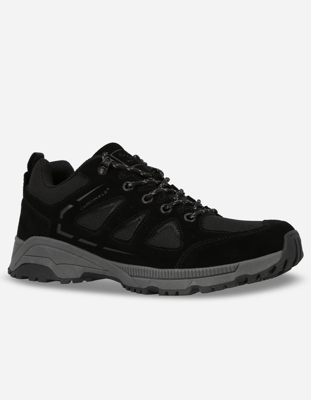 Zapatilla Outdoor Hombre Cuero Bourg Negro