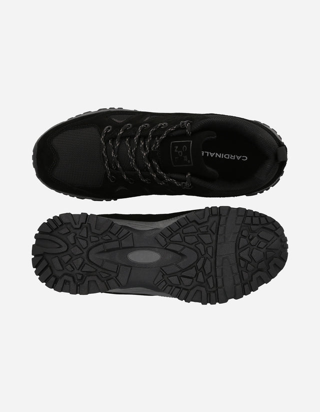 Zapatilla Outdoor Hombre Cuero Bourg Negro