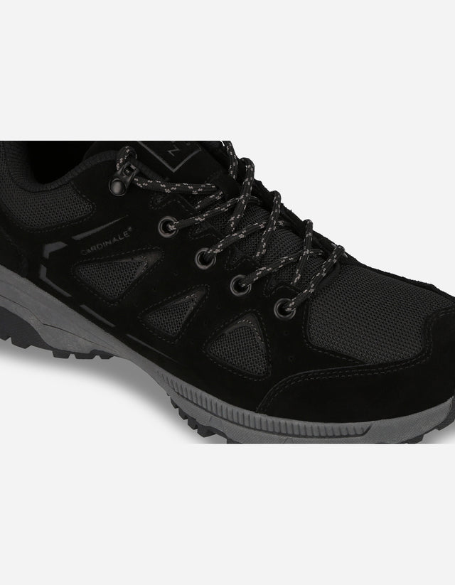 Zapatilla Outdoor Hombre Cuero Bourg Negro