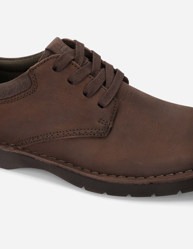 Zapatos Casual Hombre Cuero Bruxton Café