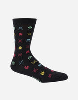 Calcetines Algodón Hombre 0042-Invd_Ngr-Negro A