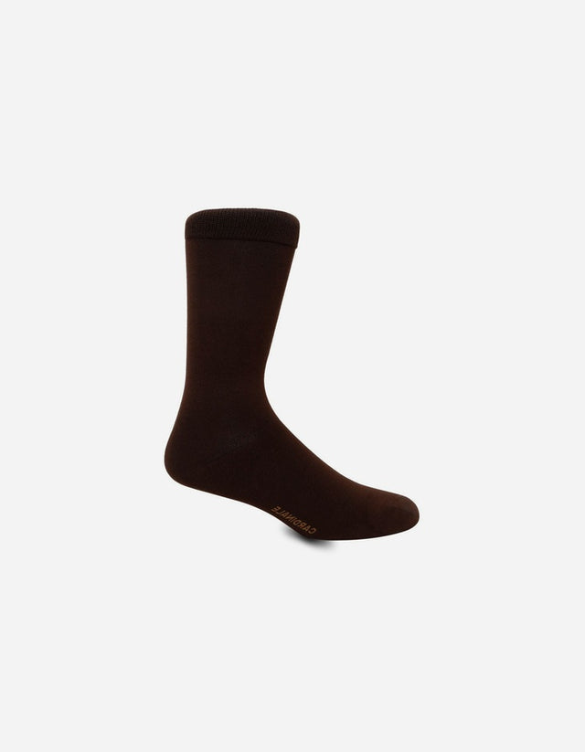 Pack 2 Pares Calcetines Bamboo Hombre 0200 Café Y Negro
