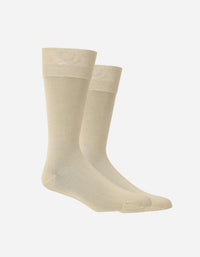 Pack 2 Pares Calcetines Hilo Hombre 144N-Beige A