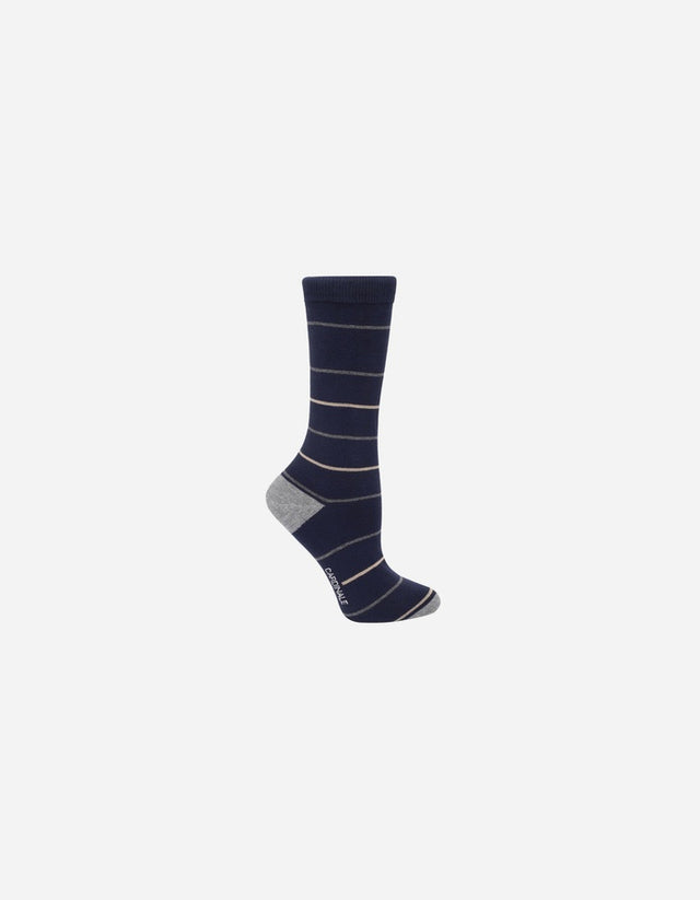Pack 2 Pares Calcetines Algodón Ca45 Azul Y Azul Líneas