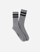Calcetines Hombre Algodón Gris Con Líneas (Talla 39-45) Calc-1U-Sp80