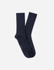 Calcetines Hombre Algodón Azul Acanalado (Talla 39-45) Calc-1U-Vb01
