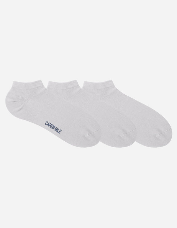 Calcetines Cortos Hombre Algodón Gris (Talla 39-45) Calc-3U-Co22
