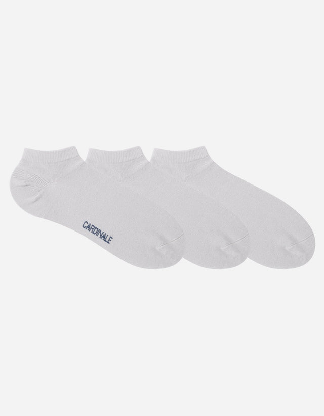 Calcetines Cortos Hombre Algodón Gris (Talla 39-45) Calc-3U-Co22
