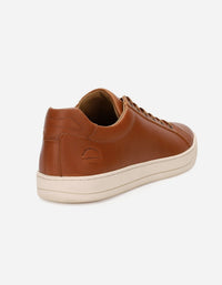 Zapatillas Hombre Cordones Cuero Chess-0-07 Brandy