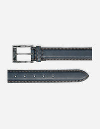 Cinturón Cuero Hombre Azul -4881