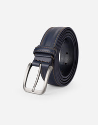 Cinturón Ajustable Hombre Cuero Azul Cint-C302