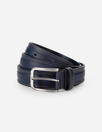 Cinturón Ajustable Hombre Cuero Azul Cint-C302