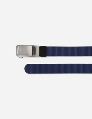 Cinturón Ajustable Hombre Textil Azul Cint-T305