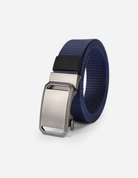 Cinturón Ajustable Hombre Textil Azul Cint-T305