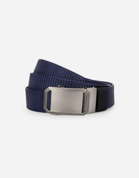 Cinturón Ajustable Hombre Textil Azul Cint-T305