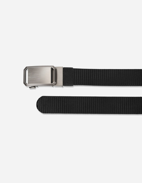 Cinturón Ajustable Hombre Textil Negro Cint-T305
