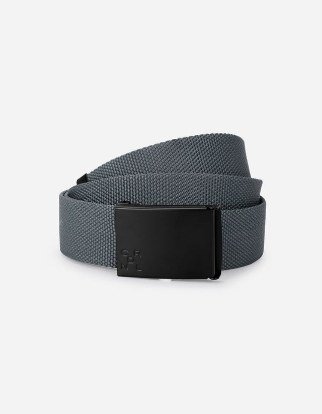Cinturón Textil Hebilla Ajustable Hombre Cint-Tkk1-Gris A