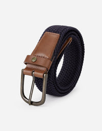 Cinturón Trenzado Elasticado Hombre Cint-Tr01-Azul A
