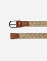 Cinturón Trenzado Elasticado Hombre Cint-Tr01-Beige A