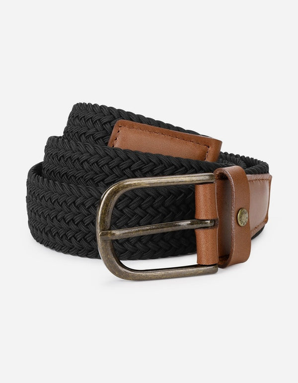 Cinturón Trenzado Elasticado Hombre Cint-Tr01-Negro A