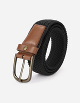 Cinturón Trenzado Elasticado Hombre Cint-Tr01-Negro A