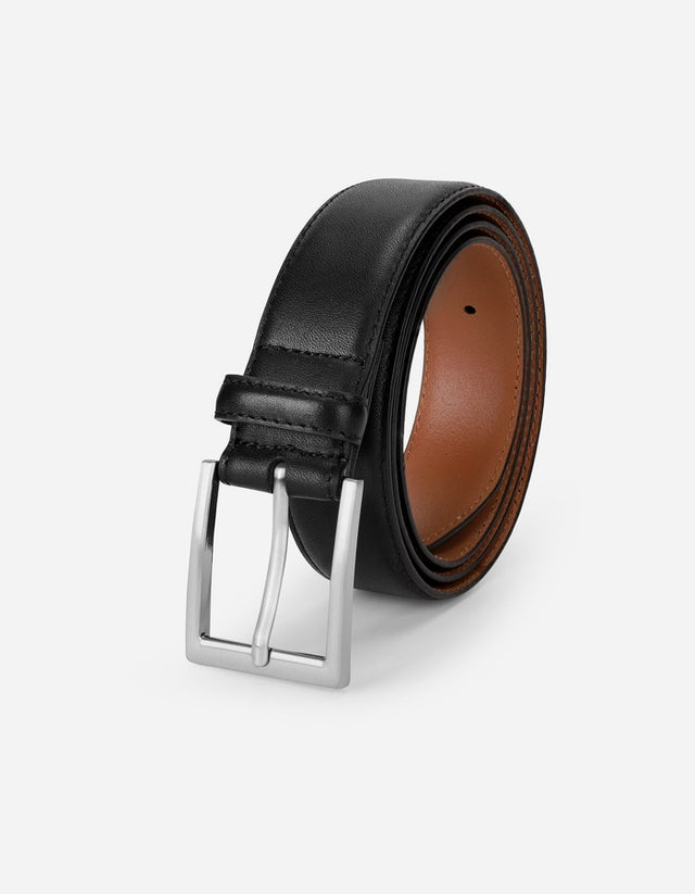 Cinturón Cuero Hombre Cint-Vp08-Negro